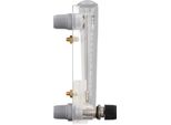 Flussometro Di Tipo A Pannello 0.2?2GPM Tester Acrilico Del Flussimetro Liquido Per Il Controllo Di Misurazione
