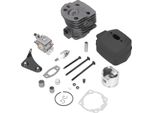 Pistone Cilindro 46 Mm Carburatore - Candela - Set Guarnizioni Di Ricambio Per Motoseghe Husqvarna 55 51