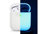 Elago Custodia In Silicone Per Airpods 2 E Airpods 1, Blu Notte