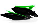 Portanumero Laterale Acerbis Nero/Verde Per Kawasaki Kx F