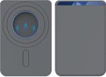 Inf Elegante Porta Carte Magnetico Per Apple Iphone Grigio