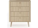 Cassettiera Stretta Troy - Rovere Barista