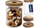 Orion Contenitore Per Alimenti Secchi Barattolo Di Stoccaggio Con Coperchio E Chiusura Ermetica 970 Ml