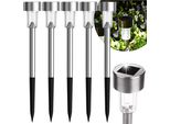 5 Pezzi Luci Solari Per Palo Della Lampada All'aperto, Luce Del Giardino, Lampada IP44 Con Sensore Crepuscolare Blixtar
