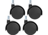 4Pcs 2In Caster Impermeabile 360 Ruota Universale Ruota Girevole Per Il Carrello Cabina