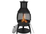 Caminetto Da Giardino - Stufa Azteca Chimenea - Caminetto Da Esterno φ500 X1100Mm Per Il Giardino