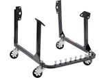 Cavalletto Motore Sollevatore 340 Kg - Acciaio Per Impieghi Gravosi Con 4 Rotelle - Supporto Motore Per Impieghi Gravosi