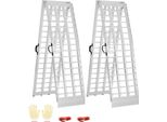 2X Rampe Di Accesso In Alluminio Rampe Di Carico Ad Alte Prestazioni Con Maniglie 305Cm - Rampe Di Carico Atv