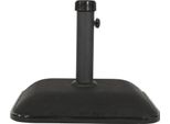 Supporto Per Ombrellone Quadrato In Cemento - 45X45Cm - 25Kg - Nero