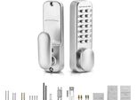 Succebuy Serratura Meccanica Per Porte Senza Chiave, Serratura Meccanica A Tastiera Con 14 Tasti, Serratura Per Porte In Acciaio Inox Impermeabile Su Un Solo Lato
