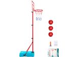 Succebuy Canestro Per Bambini - Regolabile In Altezza, Portatile Con Base Gonfiabile, Per Giocare All'interno E All'esterno Per Bambini E Bambine Di 3-8 Anni