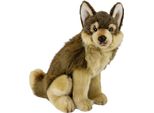 Carl Dick Lupo Seduto Di Circa 28 Cm, Peluche, Peluche, Peluche 3712