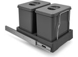 Cestino Ekotech 90784162 Patty.45 Grigio Orione 2X 15 Litri Sistema Di Rifiuti Automatico