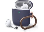 Elago Custodia Skinny Hang Per Airpods 1 E Airpods 2, Indaco Jean