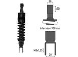 Ammortizzatore Posteriore Bcr Honda Sh 125/150Cc Taglia Unica
