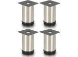 Aopunly Set Di 4 Gambe Per Mobili Set Di Gambe Per Tavoli Gambe Per Divani Gambe Per Mobili Supporti Per Divani Gambe Per Armadi Gambe Per Mobili Gambe In Acciaio Inox 120Mm