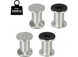 Aopunly Set Di 4 Gambe Per Mobili Set Di Gambe Per Tavoli Gambe Per Divani Gambe Per Letti Gambe Per Divani Gambe Per Armadi Gambe Per Mobili Alluminio 4X100Mm