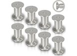 Aopunly Set Di 8 Gambe Per Mobili Set Di Gambe Per Tavoli Gambe Per Divani Gambe Per Mobili Supporti Per Divani Gambe Per Armadi Gambe Per Mobili Alluminio 4X100Mm