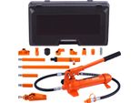 Succebuy Kit Di Potenza Porta Da 4 Tonnellate, Martinetto Idraulico Portatile Con Tubo Dell'olio Da 3,9 Piedi/1,2 M, Kit Di Riparazione Del Telaio Della Carrozzeria Con Custodia, Per La Riparazione Di Auto, Camion, Aziende Agricole, 8800 Lbs