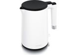 Bollitore Elettrico Arendo In Acciaio Inox Core, 1,5L, 2000W, Doppia Parete, Senza Bpa, Cool-Touch, Base 360°, Led, Protezione Da Surriscaldamento, Bianco Opaco
