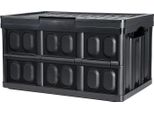 Succebuy Contenitori Pieghevoli Con Coperchio, 45 L, Confezione Da 3, Scatole Di Plastica Pieghevoli Con Maniglie, Resistenti Per Vestiti, Giocattoli, Libri, Snack, Scarpe, Cibo