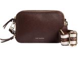 Ted Baker Pelle Borsa A Tracolla Willsa Mini Webbing Leather Crossbody Bag Brown Marrone