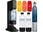 Spinel Soda Bubbleon Set Di Gorgogliatori Per Acqua Con 2 Bottiglie E 3 Sciroppi Senza Bpa