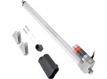 Succebuy Attuatore Lineare 12 V, Corsa 20 Pollici, Impermeabile IP65, Capacità 660 Lbs/3000 N, Velocità 0,19 Pollici/S, Staffa Di Montaggio Inclusa, Attuatore Lineare Ad Alte Prestazioni Per Applicazioni Esterne