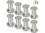 Aopunly Set Di 8 Gambe Per Mobili Set Di Gambe Per Tavoli Gambe Per Divani Gambe Per Letti Gambe Per Divani Gambe Per Armadi Gambe Per Mobili Alluminio 4X120Mm