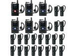 Retekess TT126 Sistema Per Guide Turistiche, Cuffie Di Comunicazione Bidirezionali, 280 M, Qualità Audio Chiara, Sistema Interfono Wireless Per Scuole, Stabilimenti
