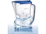 Vevor Caraffa Filtrante Per L'acqua Caraffa Filtrante Per L'acqua 9 Tazze, Sistema Di Filtraggio Dell'acqua Adatto Al Frigorifero, Senza Bpa, Durata 3 Mesi / 150 L, Riduce Il Calcare E Gli Odori Di Cloro Del Piombo