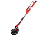 Succebuy Levigatrice Per Cartongesso 750W, Levigatrice Elettrica Pieghevole Per Cartongesso Con Manico Telescopico, Velocità Variabile 800-1750 Giri/Min, Levigatrice Per Muri Con Striscia Luminosa A Led E Sacchetto Per La Polvere, 220V, Rosso