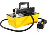 Succebuy Pompa Idraulica Pneumatica Da 10.000 Psi, Serbatoio Da 0,61 Galloni, Alloggiamento In Plastica, Azionamento A Distanza, Uscita Dell'olio Npt Da 3/8 Di Pollice, Per Macchine Per Telai Di Auto E Presse Idrauliche