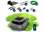 Cecotec Robot Rasaerba A Batteria Per 500M2 Conga Grasshopper 500 Map Connected. Motore Digitale Brushless, App, Falciatura Ordinata, Pendenza Massima 45%, Controllore Lama Dede Falciatura, Sensore Pioggia De