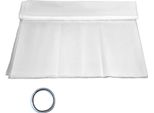 Succebuy Film Per Serre, 3,6 X 7,6 M, Polietilene, 6 Mil, Resistente Ai Raggi Uv, Plastica Trasparente, Mantiene Il Calore, Ottima Robustezza