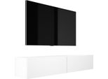 Cabinet Tv : Bianco Opaco, 170 X 34 X 32 Cm