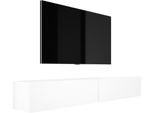 Cabinet Tv: Bianco Opaco, (2 X 100 Cm) X 34 X 32 Cm