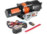 Succebuy Argano Elettrico Da 4500 Lb, 12 V Dc, Traino Atv/Utv, Fune Sintetica Da 39 Piedi, Impermeabile IP55, Guida Della Fune In Alluminio, Telecomando Wireless/Cablato
