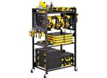 Carrello Portautensili Vevor A 4 Livelli, Portata 68 Kg, Carrello Da Officina Con Portapunte Arrotolabile E Ripiano Stabile, Carrello Di Montaggio
