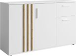 Cassettiera Combinata Vanadilo 2 - Rovere Artigianale / Bianco