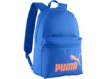 Puma Zaino Phase Backpack 22L Mountain Blue - Glowing Red