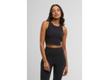 Urban Classics Top Donna Top Sportivo A Coste Nero L