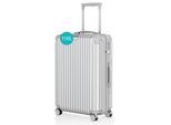 Voyagoux® - Valigia Da Viaggio Grande - 116L - Valigia - Valigia Da Viaggio Con Ruote - Argento - Chiusura Tsa