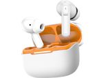 Inf Auricolari Bluetooth Bianco-Arancio: Anc+Enc, 6 Microfoni, Audio Spaziale Bianco+Arancio