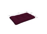 Pokar Cuscino Per Pallet Con Bella Trapuntatura Cuscino Per Divano In Pallet, Dimensioni: Cuscino Di Seduta 120 X 80, Colore: Viola
