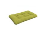 Pokar Cuscino Per Pallet Con Bella Trapuntatura Cuscino Per Divano In Pallet, Dimensioni: Cuscino Di Seduta 120 X 80, Colore: Lime