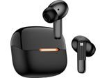 Inf Auricolari Bluetooth Bianco-Arancio: Anc+Enc, 6 Microfoni, Audio Spaziale Nero+Arancio