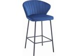 Sgabello Valora Gatta Blu Navy X1 | Sgabello In Vinile Gatta Blu Navy Per Spazi Eleganti