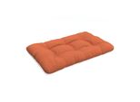 Pokar Cuscino Per Pallet Con Bella Trapuntatura Cuscino Per Divano In Pallet, Dimensioni: Cuscino Di Seduta 120 X 80, Colore: Arancione