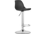 Hoga Hocker - Nero / Base Cromata